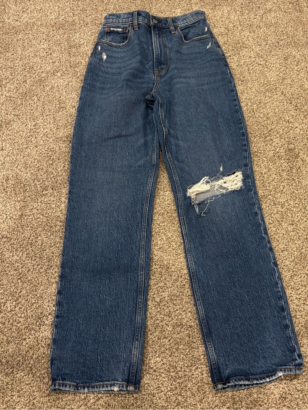 ABERCROMBIE & FITCH 90s Straight Ultra High Rise Jeans 27/4
